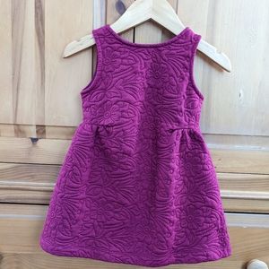 Purple floral quilt pattern dress